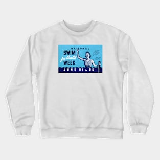 1935 Swim for Health Crewneck Sweatshirt